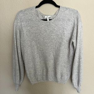 Joie Open Back Sweater - Gray - Size XS